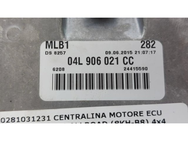 Блок управления двигателя 0281031231 Audi A4 Allroad