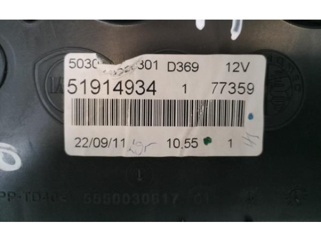 Přístrojová deska Fiat Punto Evo 2011 51914934