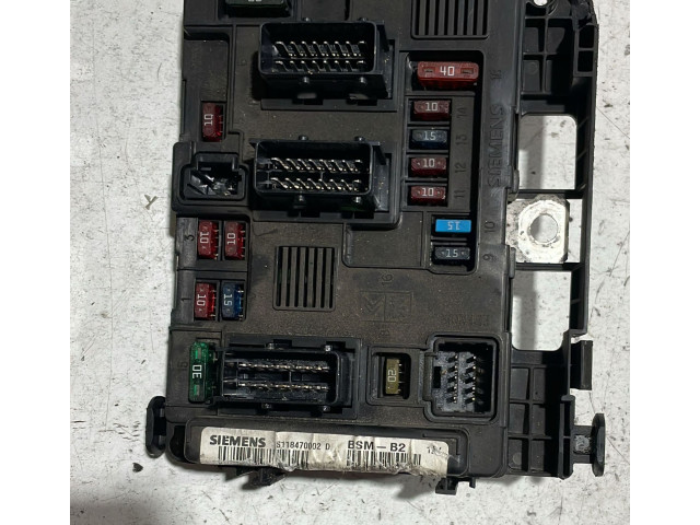 Pojistková skříňka Řídící jednotka BSM S118470002D, S118470002D   Citroen Berlingo 2002