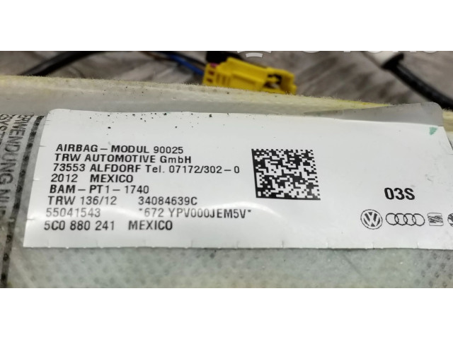 Подушка безопасности в сиденье 5C0880241 Volkswagen Jetta VI