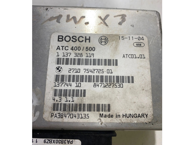 Блок управления коробкой передач 7542725, 1137328119 BMW X3 E83
