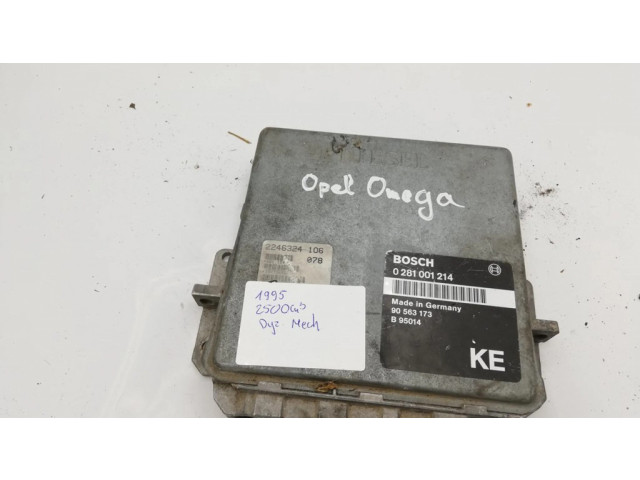 Řídící jednotka 0281001214, 90563173 Opel Omega B1 1995