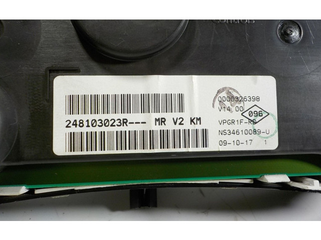 Панель приборов 248103023R Dacia Lodgy