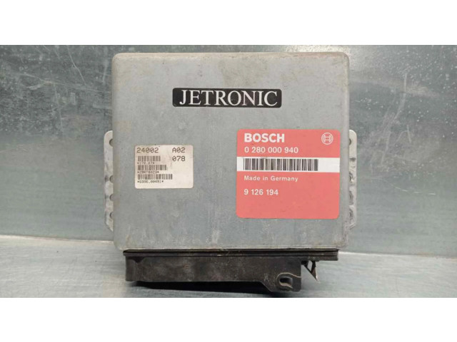 Блок управления двигателя 9126194, 0280000940 Saab 9000 CD