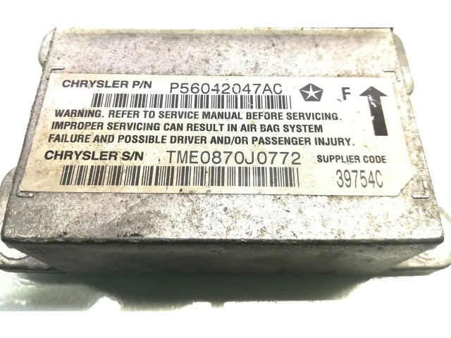 Блок подушек безопасности P56042047AC, TME0870J0772 Jeep Grand Cherokee (WJ)