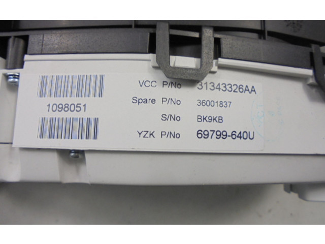 Панель приборов 31343326AA, 31343326AA Volvo S60