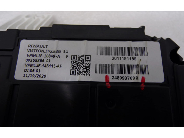 Панель приборов    Dacia Spring       