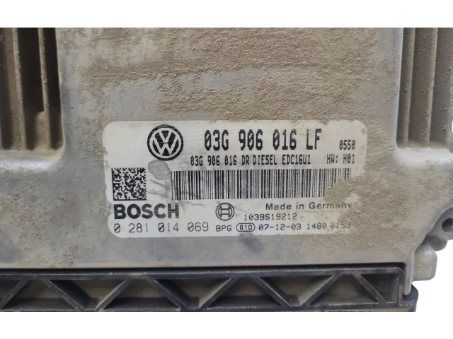 Řídící jednotka 0821014069, 03G906016LF Volkswagen Caddy 2007