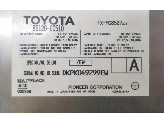 Vstřikovač 8612060510, 8612060510   Toyota Land Cruiser (J120)    1KDFTV 