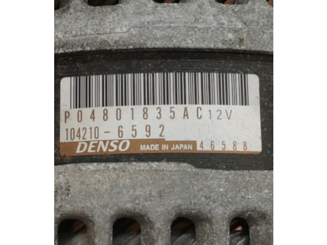 Генератор P04801835AC, 04801835AC   Jeep Grand Cherokee 3.0     