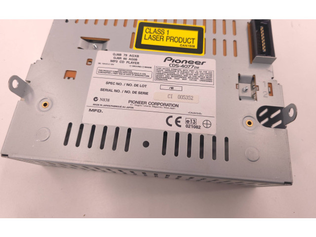 Радио/ проигрыватель CD/DVD / навигация GJ6B79AGXB, GJ6B-79-AGXB Mazda MX-5 NC Miata