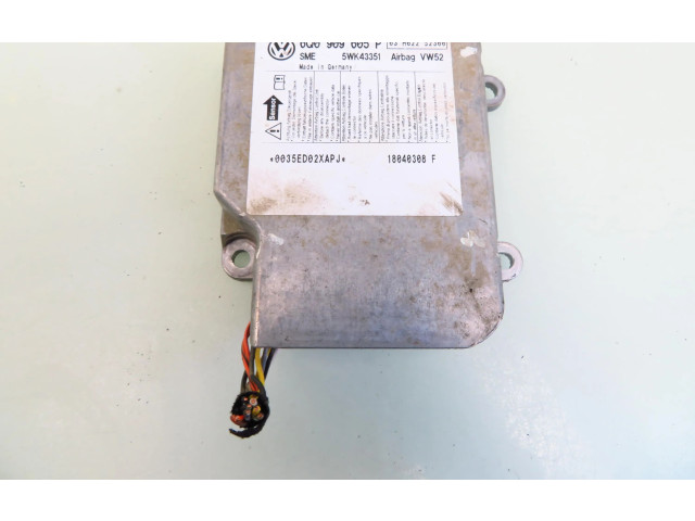 Блок подушек безопасности 6Q0909605P, 6Q0909605P Volkswagen Caddy