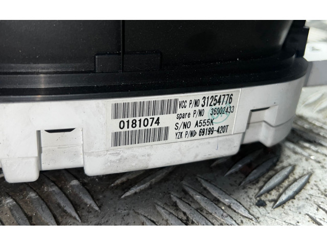 Панель приборов 31254776, 36002433   Volvo V50       