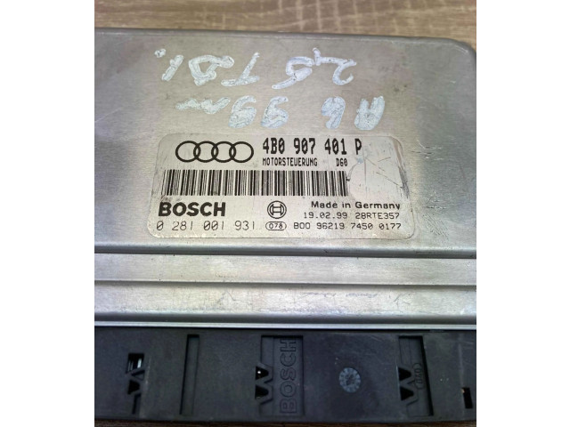 Řídící jednotka 4B0907401P, 0281001931 Audi A6 S6 C5 4B 1997