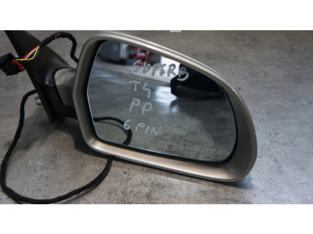 Зеркало электрическое Skoda Superb B6 (3T) 2008 - 2015 года