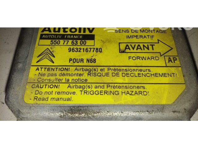 Блок подушек безопасности 9632167780 Citroen Xsara