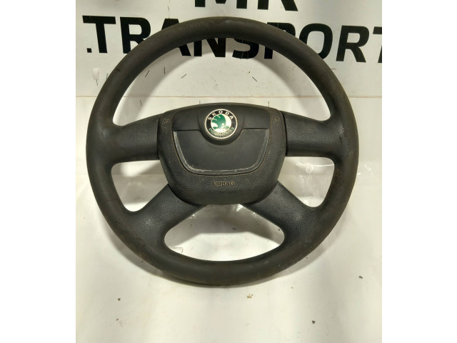 Подушка безопасности водителя 5J0880201   Skoda Fabia Mk2 (5J)