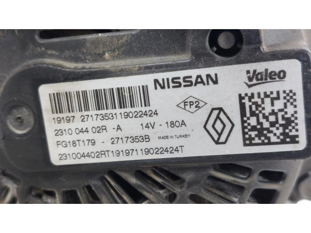 Генератор 231002949R Dacia Duster 1.5