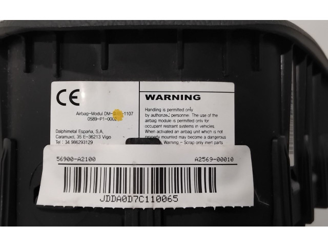 Подушка безопасности водителя 56900A2100, A2569-00010 KIA Ceed