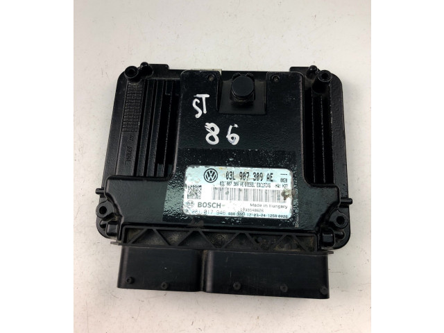 Блок управления двигателем Блок управления 03L907309AE, 0281017946   Volkswagen PASSAT B6