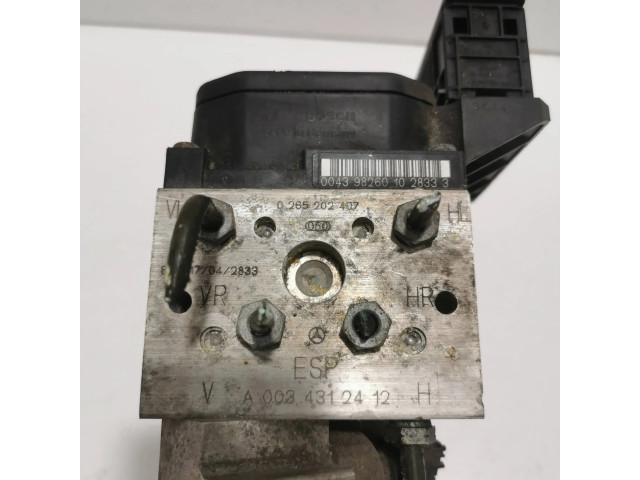 Jednotka ABS A0034312412, 0265202407 Mrcedes-Benz E W210 2001