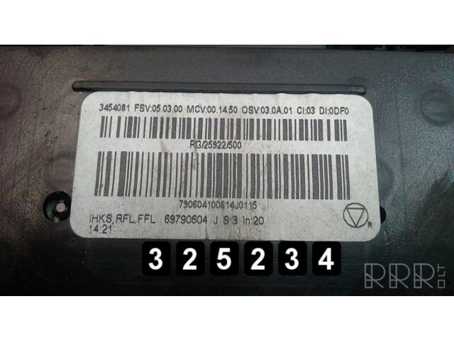 Блок управления климат-контролем 69790604 Mini One Cooper R57