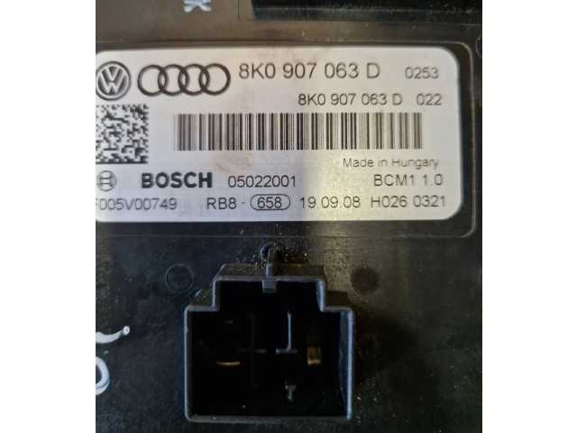 Блок комфорта 8K0907063D, 05022001 Audi Q5 SQ5