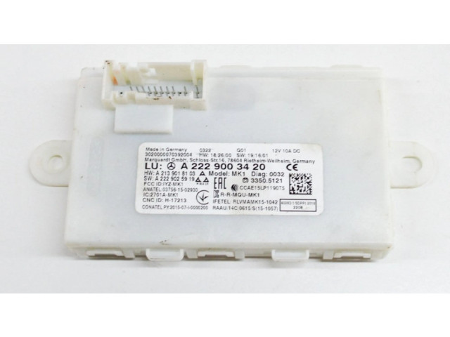 Блок управления 2701AMK1, A2229003420   Mercedes-Benz EQC