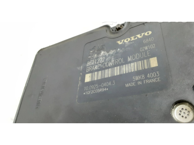 Блок АБС 8671222, P08671221   Volvo  V70  2000 - 2004 года