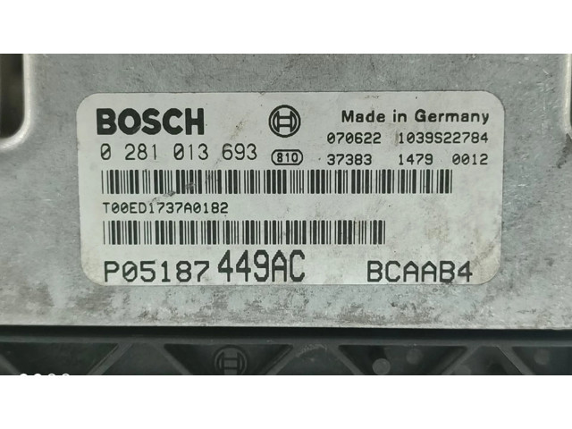 Řídící jednotka 0281013693 Dodge Caliber 2006