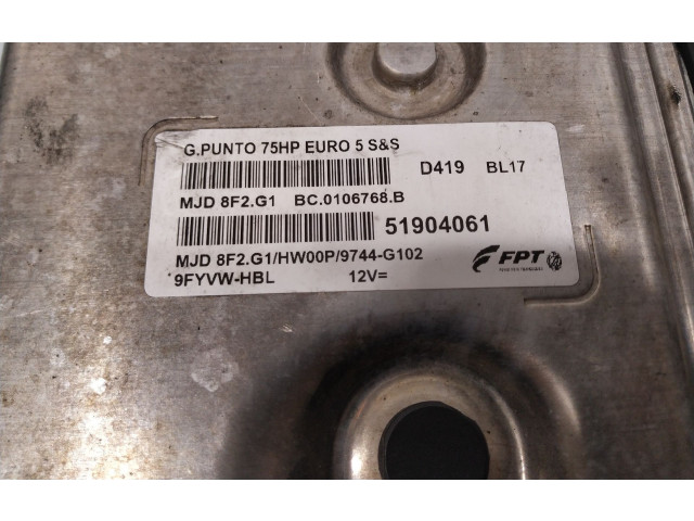 Řídící jednotka 51904061   Fiat Punto (199) 2014