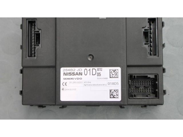 Блок комфорта 284B2, JD01D   Nissan X-Trail T31   