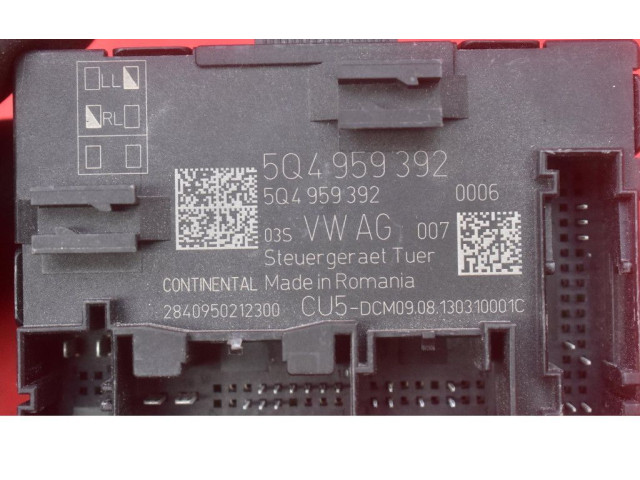 Блок управления двигателем Блок управления 5Q4959392, 5Q4959392 Skoda Octavia Mk3 (5E)