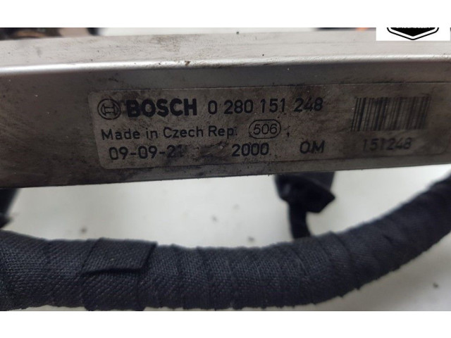 Vstřikovací lišta 0280158224, 77365392   Fiat Punto (199)    955.A.2000(Euro 5) 