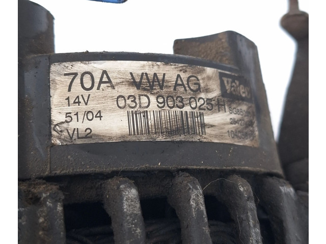 Генератор 03D903025H, 03D903025H Skoda Fabia Mk1 (6Y)