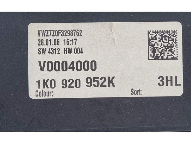 Панель приборов 1K0920952K Volkswagen Jetta V