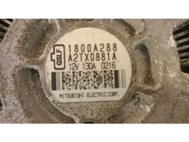 Генератор 1800A288, A2TX0881A Mitsubishi Lancer X 2.0