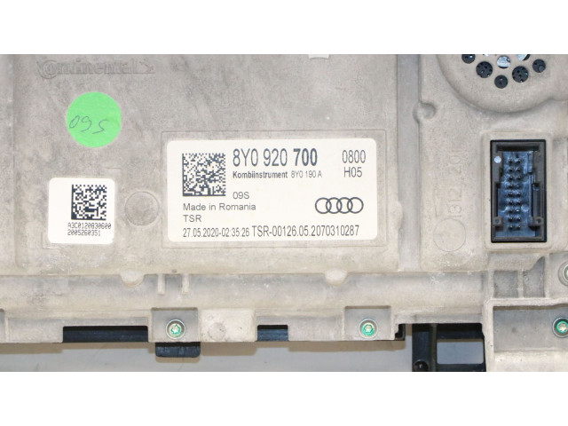 Панель приборов 8Y0920700, 8Y0190A Audi A3 8Y