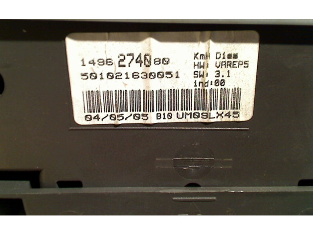 Панель приборов 1496274080, 1496274080 Citroen C8