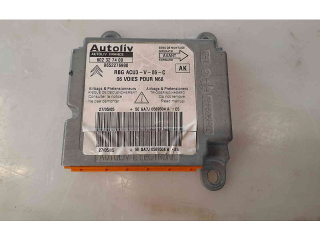 Блок подушек безопасности 9652276980, 22301530 Citroen Xsara Picasso