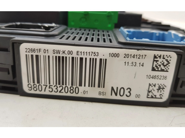 Блок предохранителей 9807532080   Peugeot 2008 I    