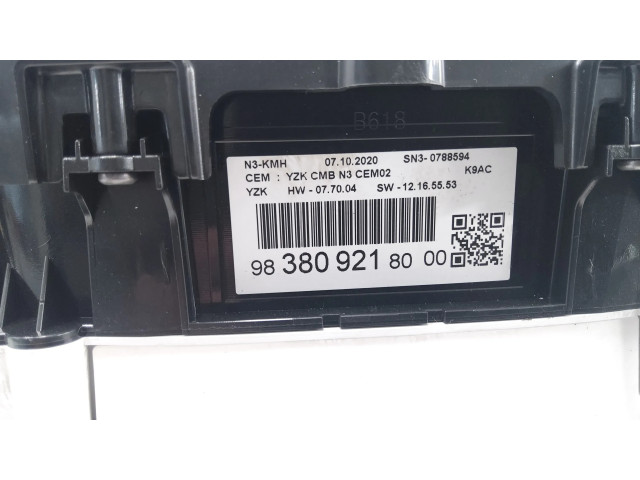 Přístrojová deska  Citroen Berlingo 2019 9838092180  