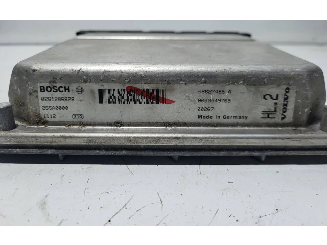 Блок управления двигателя 08627455A, 0261206828   Volvo V70