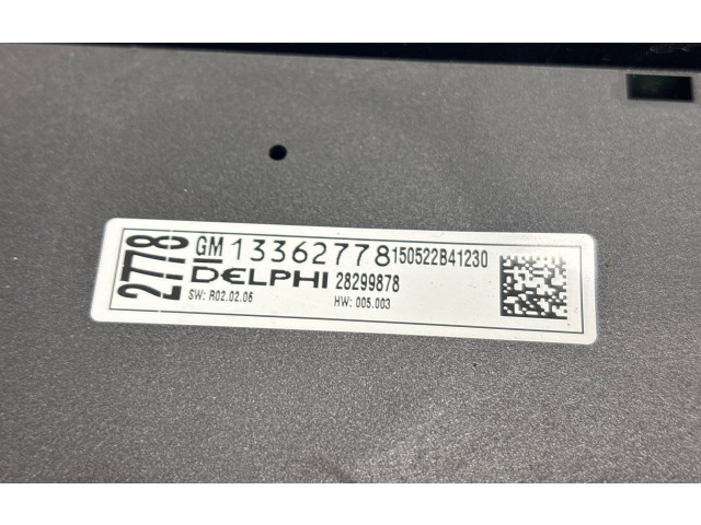 Блок управления климат-контролем 13362778, 13435154 Opel Meriva B