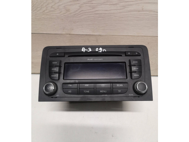 Радио/ проигрыватель CD/DVD / навигация  8P0035186s   Audi A3 S3 A3 Sportback 8P 