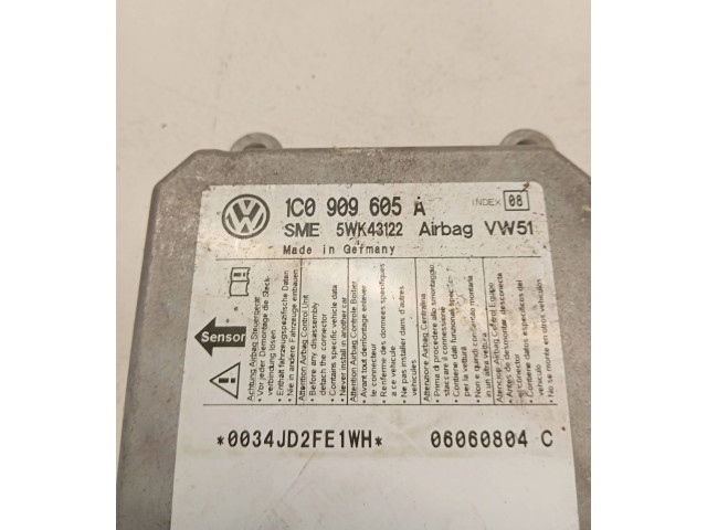 Блок подушек безопасности 1C0909605A, 06060804C Volkswagen Transporter - Caravelle T5