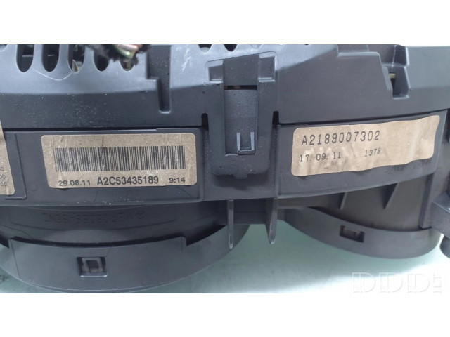 Přístrojová deska Mercedes-Benz CLS C218 X218 2011 A2189007302, A2C33060300