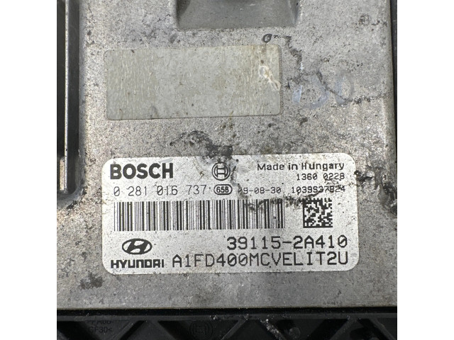 Řídící jednotka 0281016737, 391152A410 Hyundai i30 2010