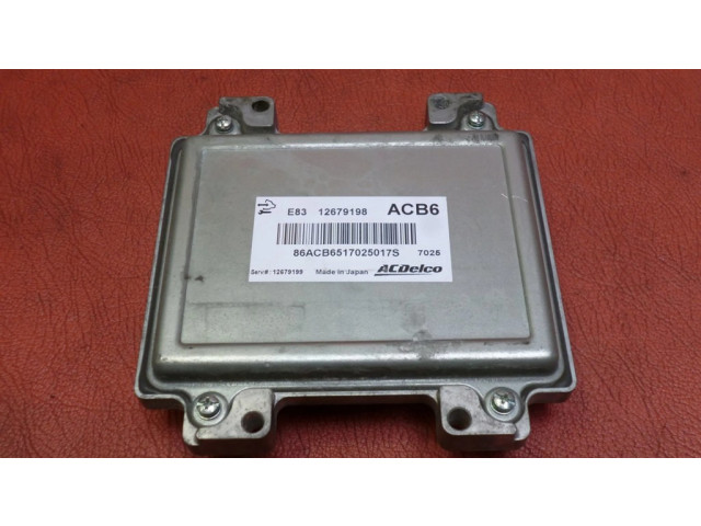 Блок управления двигателя 12679198, 12679199 Opel Adam