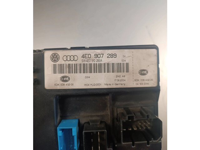 Блок комфорта 4E0907289, 5DK00843206   Audi A8 S8 D3 4E   